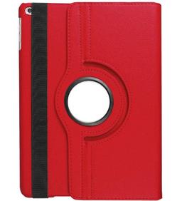 360 Swivel Flip Tablet Case for iPads 9.7-inch - Red