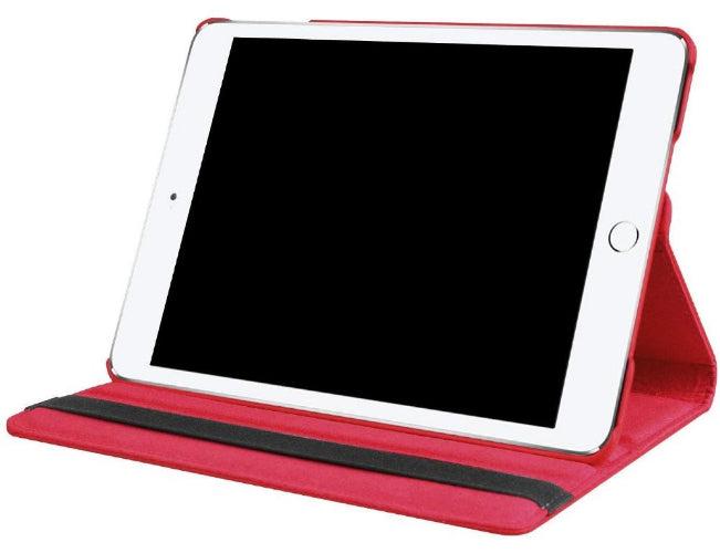 360 Swivel Flip Tablet Case for iPads 9.7-inch - Red