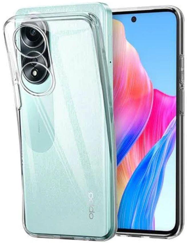 9eight5  Silicone Phone Case for OPPO A58 4G - Clear - Brand New