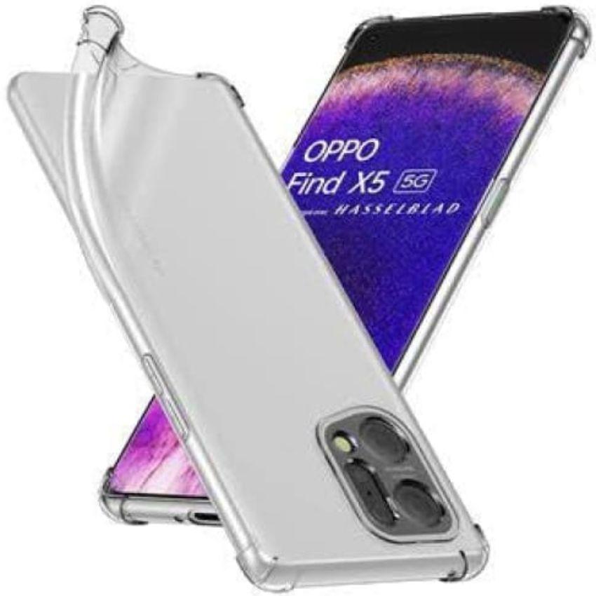 9eight5  Silicone Phone Case for OPPO Find X5 - Clear - Brand New