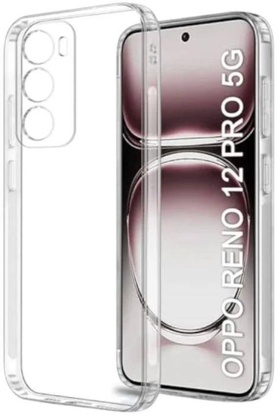 9eight5  Silicone Phone Case for OPPO Reno12 Pro 5G - Clear - Brand New
