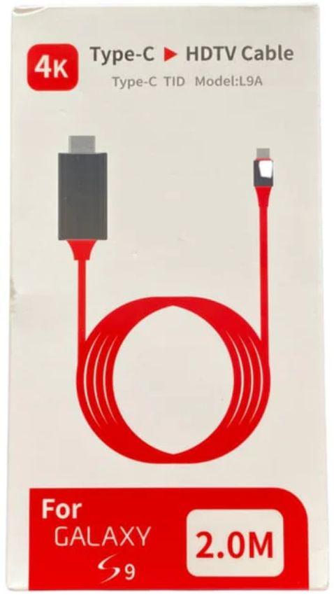 9eight5  Type C to HDTV Cable - Red - Brand New
