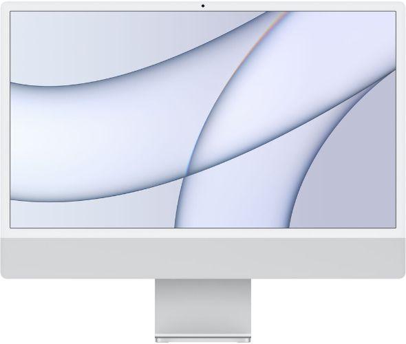 Apple  iMac 2021 M1 (Four ports) 24" - Apple M1 chip 8-core CPU - 256GB - Silver - 16GB RAM - 24 Inch - Excellent
