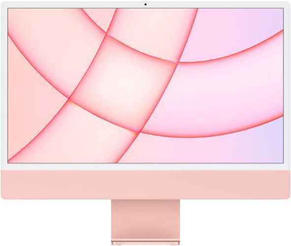 Apple iMac 2021 M1 (Two ports) 24" - Apple M1 chip: 8-core CPU/7-Core GPU - 256GB - Pink - 8GB RAM - 24 Inch