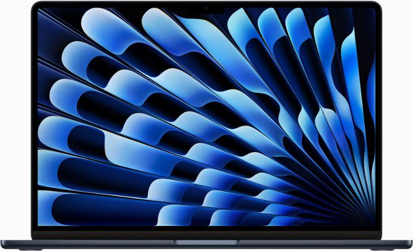 MacBook Air 15.3-inch (2023) - Apple M2 Chip: 8-Core CPU/10-Core GPU - 256GB - Midnight - 8GB RAM - Premium