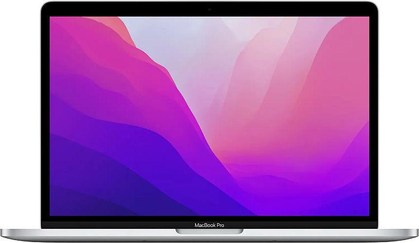 MacBook Pro 13.3-inch (2022) - Apple M2 chip: 8-Core/10-Core GPU - 256GB - Silver - 8GB RAM - Good