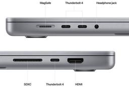 MacBook Pro (2023) 14-inch - Apple M3 Max chip: 14‑core CPU/30‑Core GPU - 16GB RAM - SSD 512GB