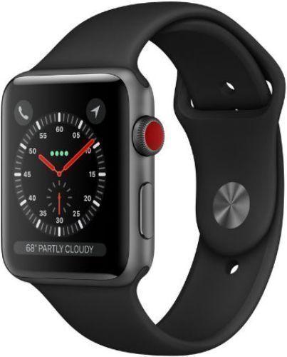 Apple Watch Series 3 (GPS) - 16GB - 38mm - Space Grey Aluminum Case with Black Rubber Sport Band