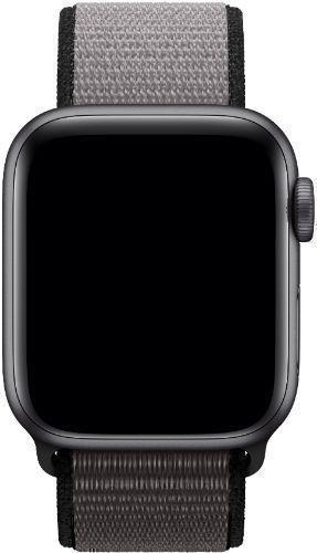 Apple Watch Series 6 (GPS) - 32GB - 44mm - Space Grey Aluminum Case with Anchor Gray Rubber Sport Loop Band