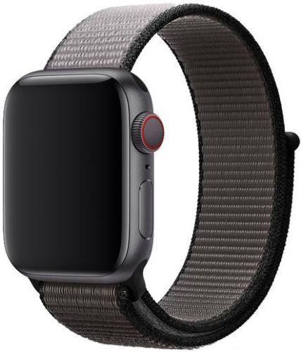 Apple Watch Series 6 (GPS) - 32GB - 44mm - Space Grey Aluminum Case with Anchor Gray Rubber Sport Loop Band