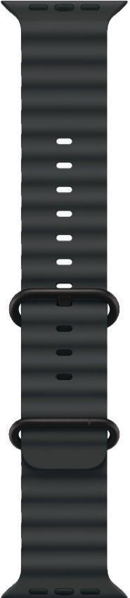 Apple Watch Ultra 2 (Cellular + GPS) - 64GB - 49mm - Black Titanium Case with Black Rubber Ocean Band - Medium Size