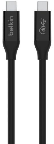 Belkin  USB4 USB-C to USB-C Cable (0.8m) - Black - Brand New
