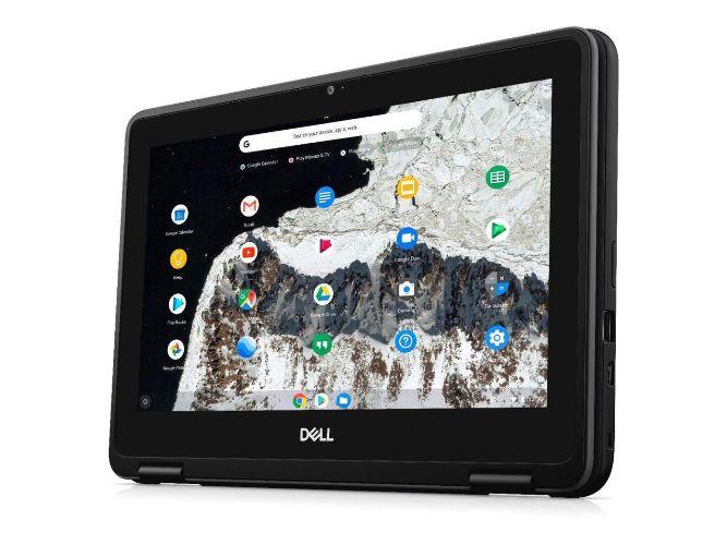 Dell Chromebook 11 3100 2 in 1 Laptop 11.6" - Intel Celeron N4000 1.10GHz - 32GB - Black - 4GB RAM - 11.6 Inch - Good