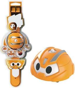 GYRO Chariot Rotating GYRO Toy & Cool Watch - Orange/Silver