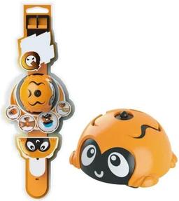 GYRO Chariot Rotating GYRO Toy & Cool Watch - Orange/Black