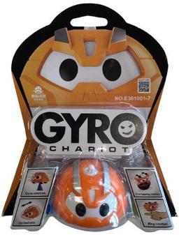Gyro Spinning Toys - Assorted - Orange/Silver