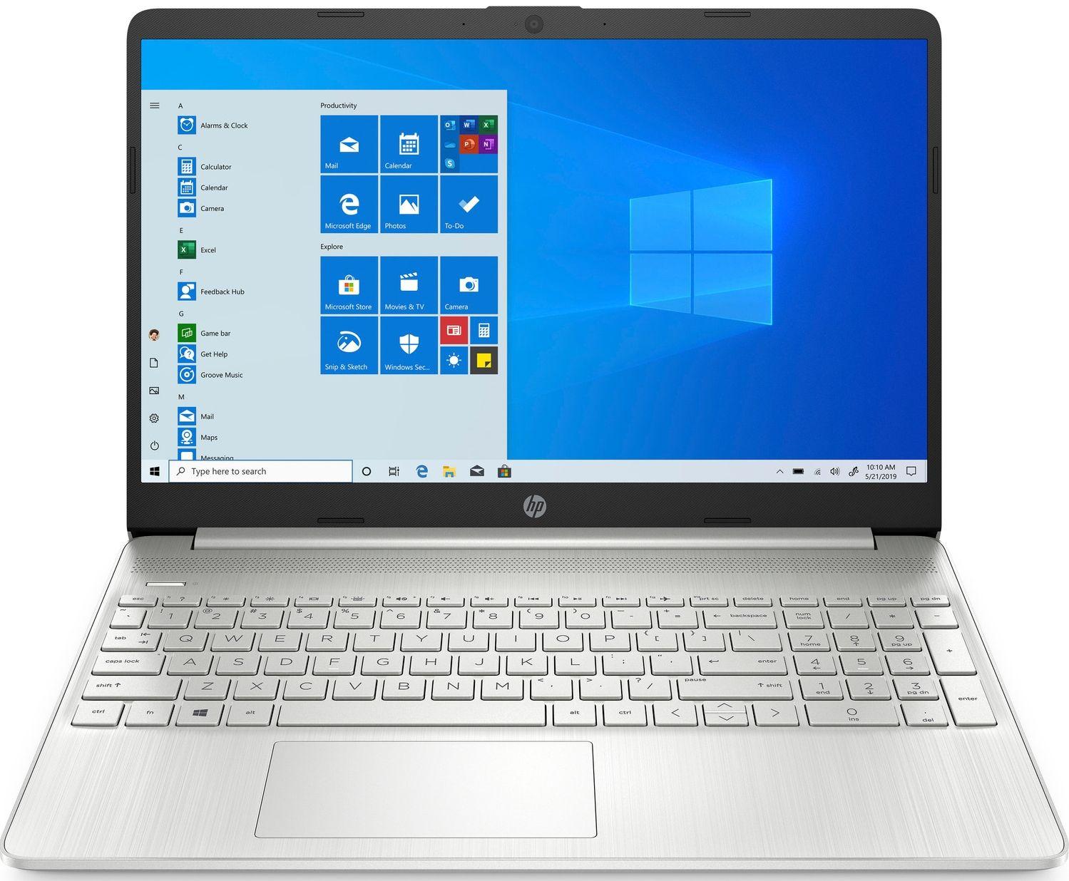 HP 15s-fq4006TU Laptop 15.6" - Intel Core i7-1195G7 2.9GHz - 256GB - Natural Silver - 8GB RAM - 15.6 Inch - Excellent