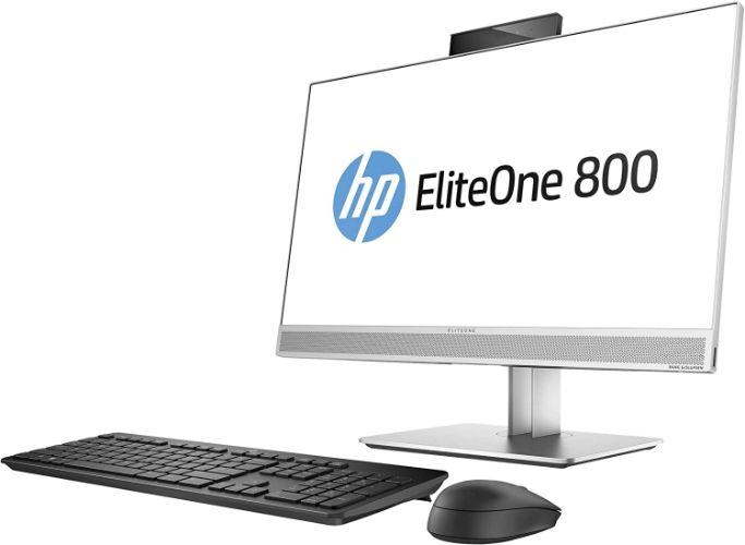 HP  EliteOne 800 G3 Desktop AIO 23.8" - Intel Core i5-7500 3.4GHz - 256GB - Silver - 8GB RAM - 23.8 Inch - Premium