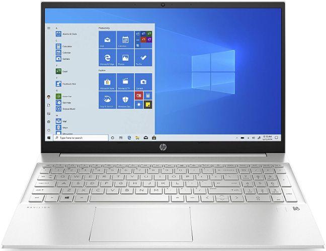 HP Pavilion 15-eh0010nr Laptop 15.6" - AMD Ryzen 5 4500U 2.1GHz - 512GB - Natural Silver - 16GB RAM - Excellent