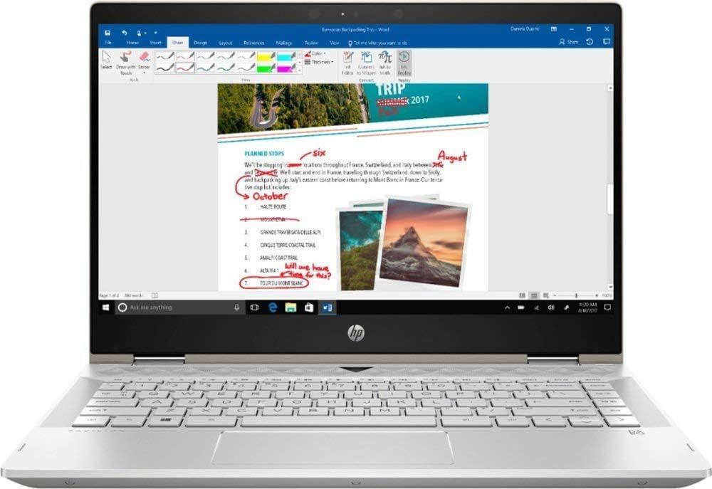 HP Pavilion x360 14-cd0094tu Laptop 14" - Intel Core i5-8250U 1.6GHz - 500GB - Dark Grey - 8GB RAM - 14 Inch - Excellent