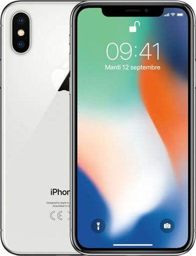iPhone X 64GB in Silver in Good condition