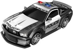 Large Police Car RC Car 1:12 Scale - Black/White