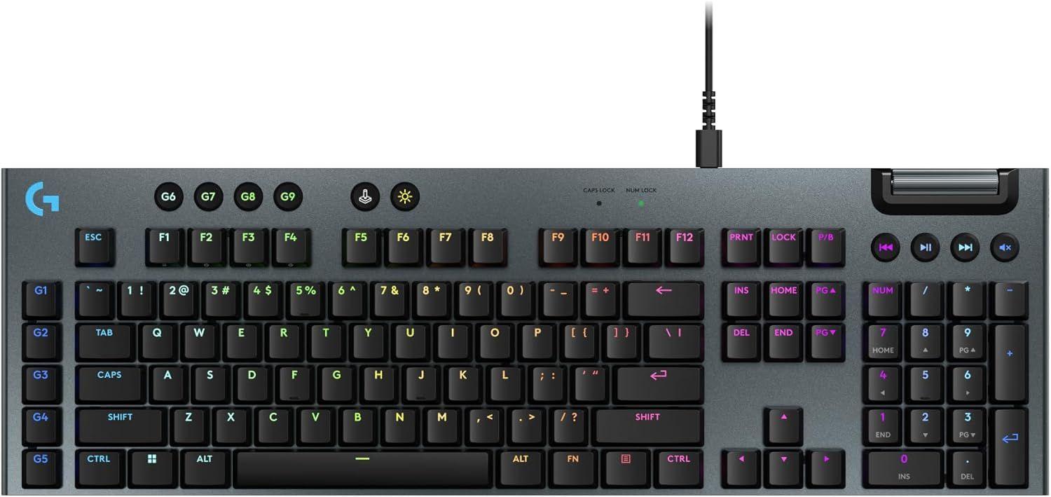 Logitech G915 X Wired Low Profile Gaming Keyboard