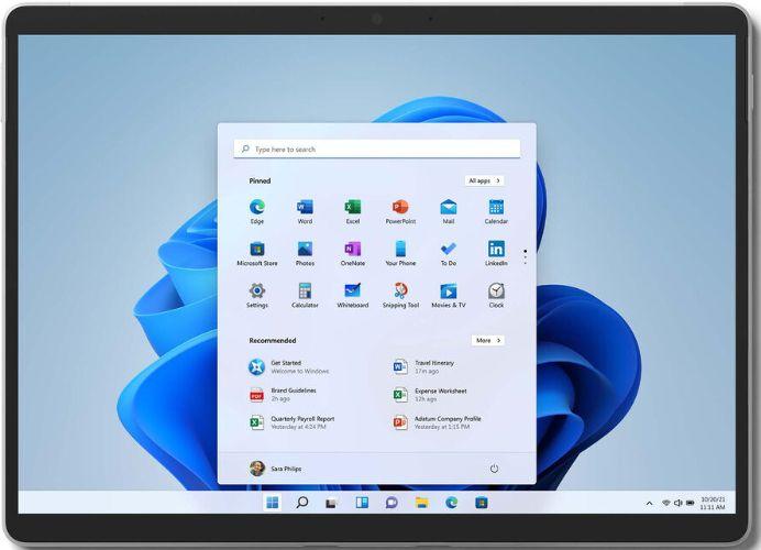 Microsoft  Surface Pro 8 with Keyboard & Pen - Intel Core i5-1135G7 2.4GHz - 256GB - Platinum - WiFi - 16GB RAM - 13 Inch - Good