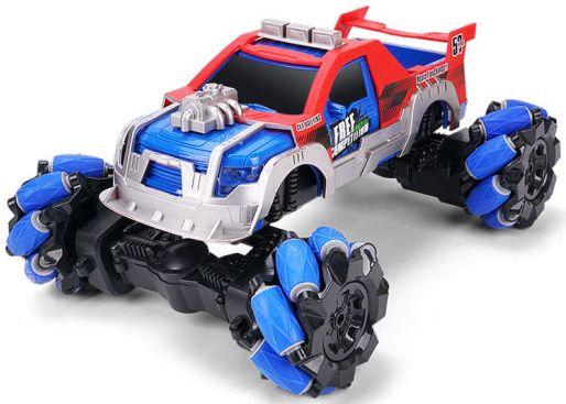 Offroad Racing Truck with Sidewinder Wheels 1:14 - Blue/Red - Brand New