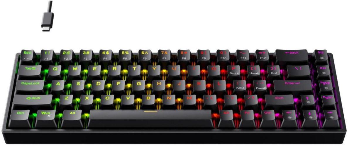 Playmax  Pro Mini Mechanical Keyboard - Black - Brand New