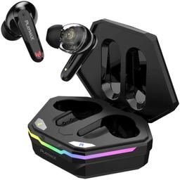 Playmax True Wireless Gaming Earbuds Hex RGB - Black