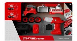 RC Truck DIY Construction Set - City Fire Truck - Default