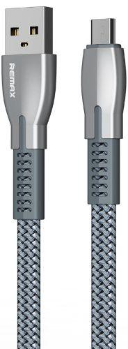 Remax  RC-159m Gonro Series Micro USB Data Cable 2.4A (1M) - Silver - Brand New