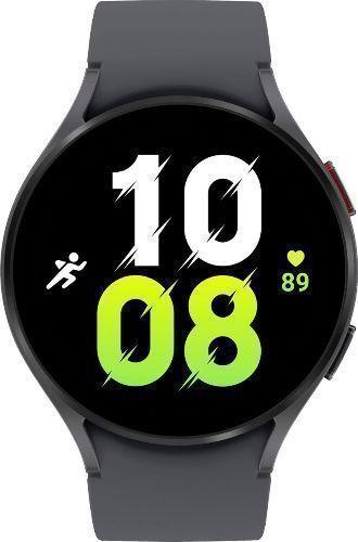 Samsung  Galaxy Watch5 - 16GB - Bluetooth - 44mm - Graphite - Aluminum - Graphite - Sport Band - Fluoroelastomer - Excellent