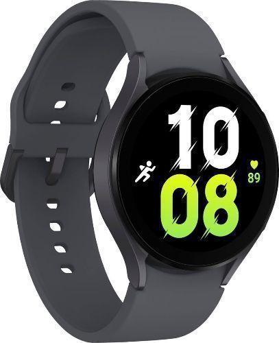Samsung Galaxy Watch5 (Bluetooth + LTE) - 16GB - 40mm - Graphite Aluminum Case with Graphite Hybrid Leather Sport Band