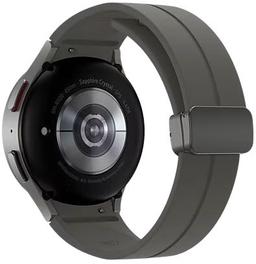 Samsung Galaxy Watch5 Pro (Bluetooth + LTE) - 16GB - 45mm - Gray Titanium Titanium Case with Gray Titanium Silicone