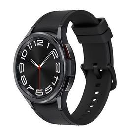Samsung Galaxy Watch6 (Bluetooth) - 16GB - 43mm - Black Classic (Stainless Steel) Case with Black Fluoroelastomer Sports Band