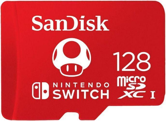 SanDisk microSDXC Card for Nintendo Switch - Red (128GB)