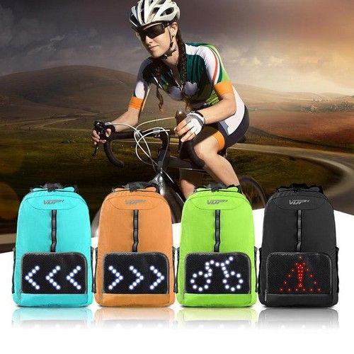 Lightweight Cycling Backpack with LED Lighting indicators