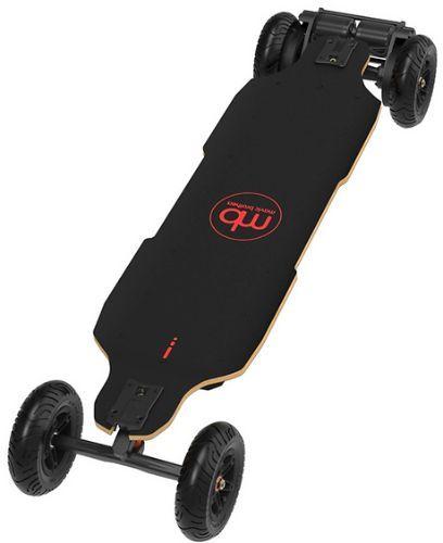 Mavic Brothers Bamboo Electric Skateboard with Mavic Brothers Alpha Helmet (Medium)