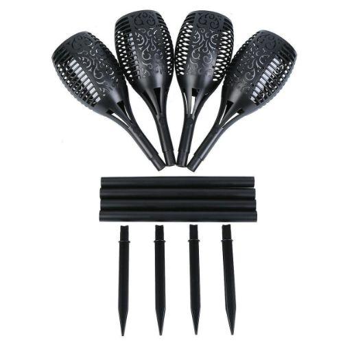 Urban Global 12 LED Solar Power Flickering Flames Torches Lights (4 Packs)